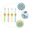 EXAOMBLE 4pcs Cartoon Children Toothbrushes Soft Bristles for Comfortable Teeth Cleaning Pp Material Adorable Design Suitable for Kids Aged 2-10 Years view 4