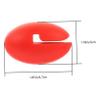 SECFOU Thermometer Easy to Clean for Cooking Pot Clip Silicone Probe Heat-Resistant Temp Probe Holder in Red Candy Making view 2