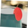 SECFOU Thermometer Easy to Clean for Cooking Pot Clip Silicone Probe Heat-Resistant Temp Probe Holder in Red Candy Making view 4