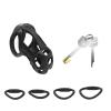 Black Resin Sports And Fitness Protective Cage Accessory, With 4 Different Sizes Of Rings, Convenient To Carry, Couple Gift - H4 view 1