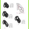 Black Resin Sports And Fitness Protective Cage Accessory, With 4 Different Sizes Of Rings, Convenient To Carry, Couple Gift - H4 view 2