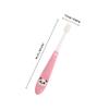 Abaodam Handheld Toothbrush Manual Toothbrush for Kids with Soft Bristles Comfortable Grip Lovely Cartoon Design Storage Bucket Included for Children 2-12 Years Home Travel Oral Care view 2