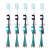 10 Pezzi Testine Di Ricambio Per Spazzolino Elettrico Sonico, Setole Per Sbiancamento E Pulizia Dentale(Black) view 2