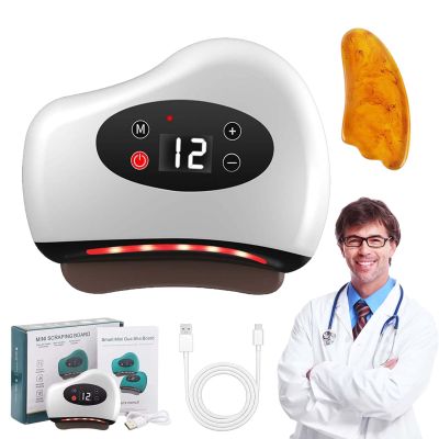 2026 New ThermaEdge Foot Scraper, Thermaedge Red Light/Vibration/Heated Muscle Scraper, Thermaedge Plantar Fasciitis, Cordless & Effortlessly Portable for Feet Calves Neck, Shoulders & Back (B)