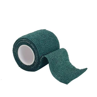 KFGISD, 1 Pcs4.5m Colorful Sport Self Adhesive Elastic Bandage Wrap Tape for Knee Support Pads Finger Ankle Palm Shoulder,Self-Adhesive Bandage(Drak Green,15cm X 4.5m)