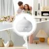 Ahuuen Oil Diffuser for Bedroom,7-Color Ambient Light USB Plug-in | Home Humidifier Electric Oil Diffuser - for Fireplace Hotel Bathroom Living Room Spa Center Meditation Room view 4