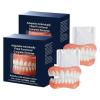 Custom Fit Denture Reline Kit with Soft Silicone for Upper and Lower Dentures Comfortable Snap On Veneers for Men and Women (2Pcs) view 1