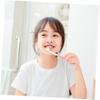 UPKOCH Soft Bristle Toothbrush with Non-Slip Handle and Storage Bucket for Ages Gentle Manual Brush for Fragile Gums Portable Cartoon Panda Design in Pink view 4