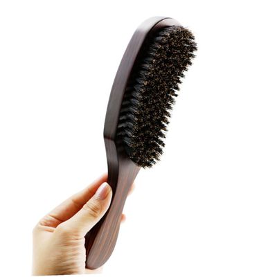 Alipis Bristle Beard Brush for Men Styling Portable Bristle Beard Brush Handle Grooming and Scalp Massage during Daily Care