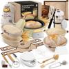 Sourdough Starter Kit with Dutch Oven and Scale, Complete Sourdough Kit with Test Baskets, 34oz Jar, Slings and Other Premium Bread Making Tools view 1