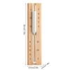 Cufaee Sauna Hourglass Sand Timer 15 Minute, Wooden Wall Mounted Rotating Sauna Sand Timer, Rotating Sand Clock Accessory for Sauna Spa Room view 2