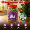 Assorted Flavour Jelly Bean Jar - Resealable 908g Fruit Flavoured Jelly Beans with Topline Tree Ornament. Chewy Jelly Sweets for Kids, Adults. Great for Christmas Birthday Party, Movie Nights view 2
