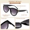 OKH Bifocal Reading Sunglasses for Women, Stylish Trendy Gradient Sunglasses Readers Outdoor Reading Glasses UV400 Protection (Black/Grey 3.0) view 4