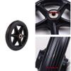 Wheelchair Front Wheels Replacement - 6/7/8 Inch Caster Wheels, Solid Tyre, Anti-Slip, Anti-Puncture, 2 Pieces view 2