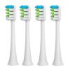 4 Pcs/Pack Replacement Brush Heads Compatible for Ximalong Electric Toothbrush Head Vacuum Packaging with Dust Cover(4pcs White)