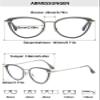 ALKAHE Cat Eye Blue Light Blocking Glasses for Women Metal Frame UV Protection Computer Reading Glasses Grey Frame Silver Arm Glasses 1.5 view 2