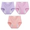 Generisch High Waist Large Size Cotton and Hygroscopic Menstrual Underwear High Waist Menstrual Pants Underwear Menstrual Anti Side Leakage Aunt Pants Cowboy Underwear, PP3, 5XL view 1