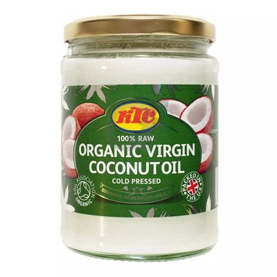 KTC Organic Virgin Coconut Oil 500Ml Cold Pressed Oil, Made Of Raw Coconut Product Of India Pack of 1
