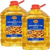 Groundnut Oil 5Ltr FromKTC Brand Cooking Oil Deep Or Shallow Frying, Vegan and Gluten-Free Product of India Pack of 2 view 1