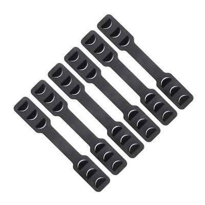 HEMOTON 6pcs Adjustable Ear Protective Mask Hooks Black Mask Hanging Hooks Ear Strap Extenders for Comfortable Fit and Secure Wearing During Running Cycling Hiking