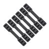 HEMOTON 6pcs Adjustable Ear Protective Mask Hooks Black Mask Hanging Hooks Ear Strap Extenders for Comfortable Fit and Secure Wearing During Running Cycling Hiking view 1