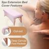 2Pcs Lash Bed Cover 30x72" Soft Polyester Massage Table Cover Stretchy Non-Slip Beauty Bed Protective Topper for Lash Extension, Spa, Massage, Beauty Salon view 4