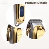 FreshCart Basics High-Power Bald Head for Men, Gold Silver Electric Clippers, Steel Body Professional, USB Rechargeable Led Display, Precision Blade, Ideal Barbershops view 3