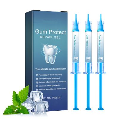 3PCS Gum Repair for Adults - Mullend Gum Repair Gel, Mullend Teeth Repair Gel Deep Cleaning Oral Care Gels for Fresh Breath & Teeths Whitening Gels - Daily Care Teeths for Women,Men