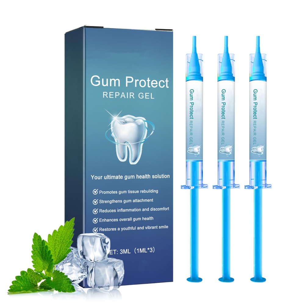 3PCS Gum Repair for Adults - Mullend Gum Repair Gel, Mullend Teeth Repair Gel Deep Cleaning Oral Care Gels for Fresh Breath & Teeths Whitening Gels - Daily Care Teeths for Women,Men