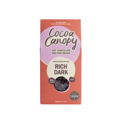 Cocoa Canopy - Hot Chocolate Melting Beads - Rich Dark - 300g x 1