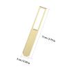 Cabilock 20pcs Acrylic Ice Pop Sticks for DIY Ice Cream and Cake Making, Multi-Functional Golden Craft Sticks, Creative and Delicate Design for Boys and Girls Cake Supplies view 2