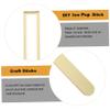 Cabilock 20pcs Acrylic Ice Pop Sticks for DIY Ice Cream and Cake Making, Multi-Functional Golden Craft Sticks, Creative and Delicate Design for Boys and Girls Cake Supplies view 3