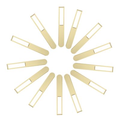 STOBAZA 20Pcs DIY Ice Cream Sticks Multi-Functional Acrylic Cake Pop Sticks for Boys and Girls, Creative Golden Ice Pop Helper Suitable for Festivals and Craft Projects