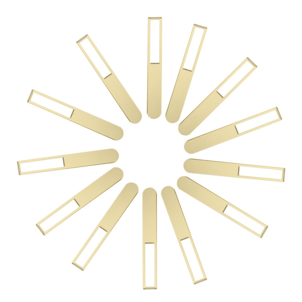 STOBAZA 20Pcs DIY Ice Cream Sticks Multi-Functional Acrylic Cake Pop Sticks for Boys and Girls, Creative Golden Ice Pop Helper Suitable for Festivals and Craft Projects