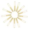 STOBAZA 20Pcs DIY Ice Cream Sticks Multi-Functional Acrylic Cake Pop Sticks for Boys and Girls, Creative Golden Ice Pop Helper Suitable for Festivals and Craft Projects view 1