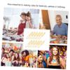 STOBAZA 20Pcs DIY Ice Cream Sticks Multi-Functional Acrylic Cake Pop Sticks for Boys and Girls, Creative Golden Ice Pop Helper Suitable for Festivals and Craft Projects view 3