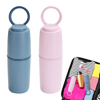 Toothbrush Case for Traveling, Toothbrush Travel Containers Mouthwash Cups, Storage Organizer for Toothpaste Hotel Camping RV Outdoor Business Trip Vacation