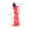 ibasenice 3Pcs Portable Mini Double-Sided Denture Brush for Home Cleaning Small Oral Care Accessory with Practical Design in Red Orange Green view 2