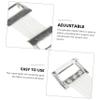 HONITANO Elastic Aluminum Buckles Hook Tape Buttons 100pcs White Bandage Fastening Clips for Wrapping and First Aid Use view 4