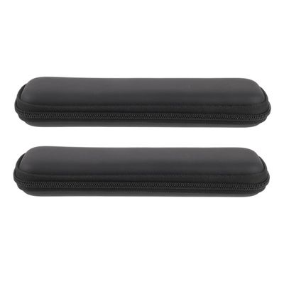 Abaodam 2pcs Electric Toothbrush Travel Case Small Hard Shell Holder with Ventilated Mesh Pocket for Toothbrush and Toothpaste Storage EVA Portable Organizer for Travel and Business Trips