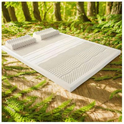 100% Natural Latex Mattress with Massage Feature and Organic Cover for Enhanced Comfort and Support