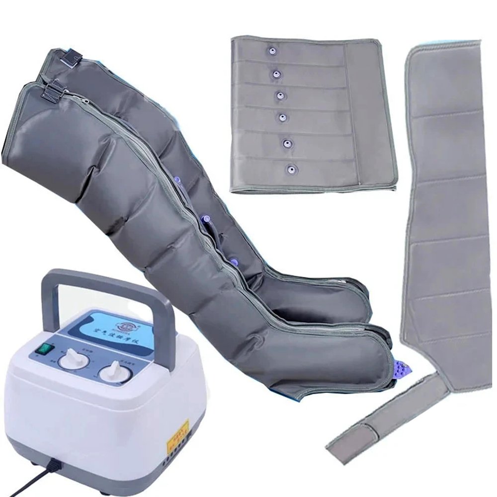 Leg Massagers for Pain and Circulation, Air Compression Leg Massager, Compression Boots Portable Recovery System Post-Workout Relaxation Fast Recovery for Athletes