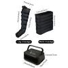 6 Cavity Electric Air Compression Massager Machine, Air Compression Recovery System, Electric Compression Boots, Recovery Boots for Lymphatic Drainage & Circulation, for Relax Muscle (2 Legs view 3