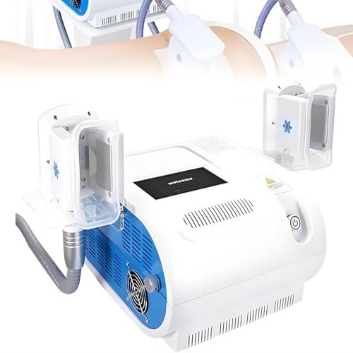 Fat Freezing Cryolipolysis Machine, Slimming Beauty Equipment with 2 Handles for Thighs, Buttocks, Back, and Calves
