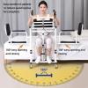 GNbow Hydraulic Patient Lift, Patient Transfer Booster Chair with Detachable Potty, Patient Lift Wheelchair Hydraulic Patient Lift with 180 Split Seat, Adjustable Lifting Height 41-65cm view 3