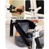 GNbow Hydraulic Patient Lift, Patient Transfer Booster Chair with Detachable Potty, Patient Lift Wheelchair Hydraulic Patient Lift with 180 Split Seat, Adjustable Lifting Height 41-65cm view 4