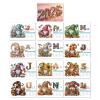 PANGBOER Painting Calendar - Handmade with Stickers, Decorative for Home & Office view 1