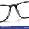 Rectangular reading glasses for Women Men sporty design TR90 Blue Light Blocking Computer Readers Multifocal reading glasses(Gray,4.0x) view 4