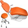 Dental Chair Cover Set, 4Pcs PU Leather Protective Washable Seat Cover with Headrest and Backrest Protectors for Dentist Equipment view 1