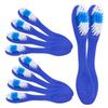 Alipis 20pcs Short Handle Self- Toothbrush for Prison Secure Care Portable Toothbrush for Camping Travel and Teeth Cleaning